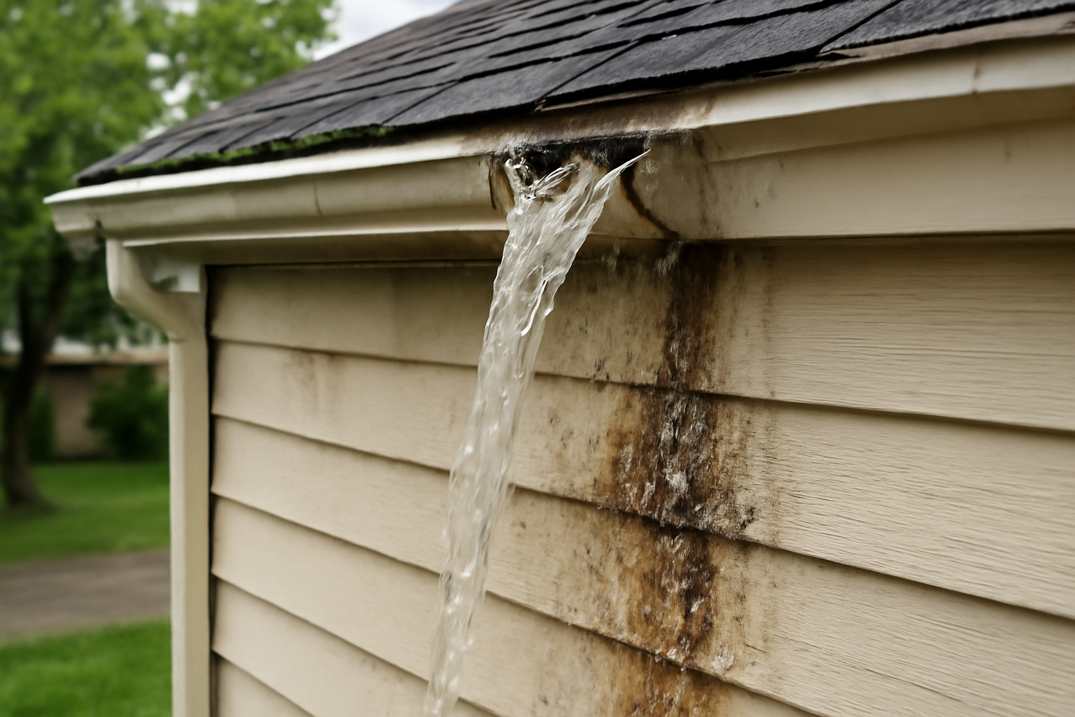 Gutter Overflow Water Removal in Wagoner, OK