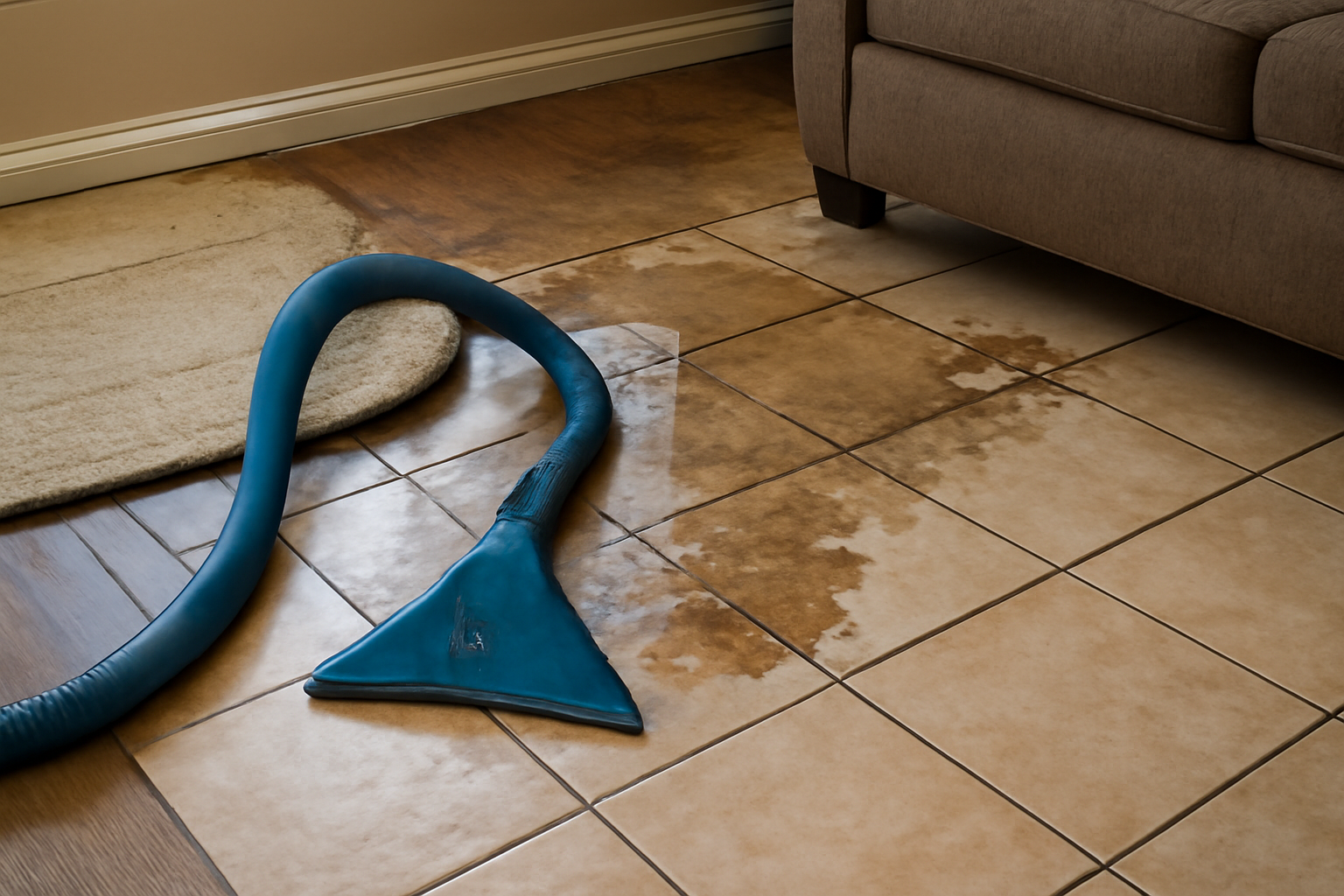 Tile Floor Water Extraction in Vera, OK