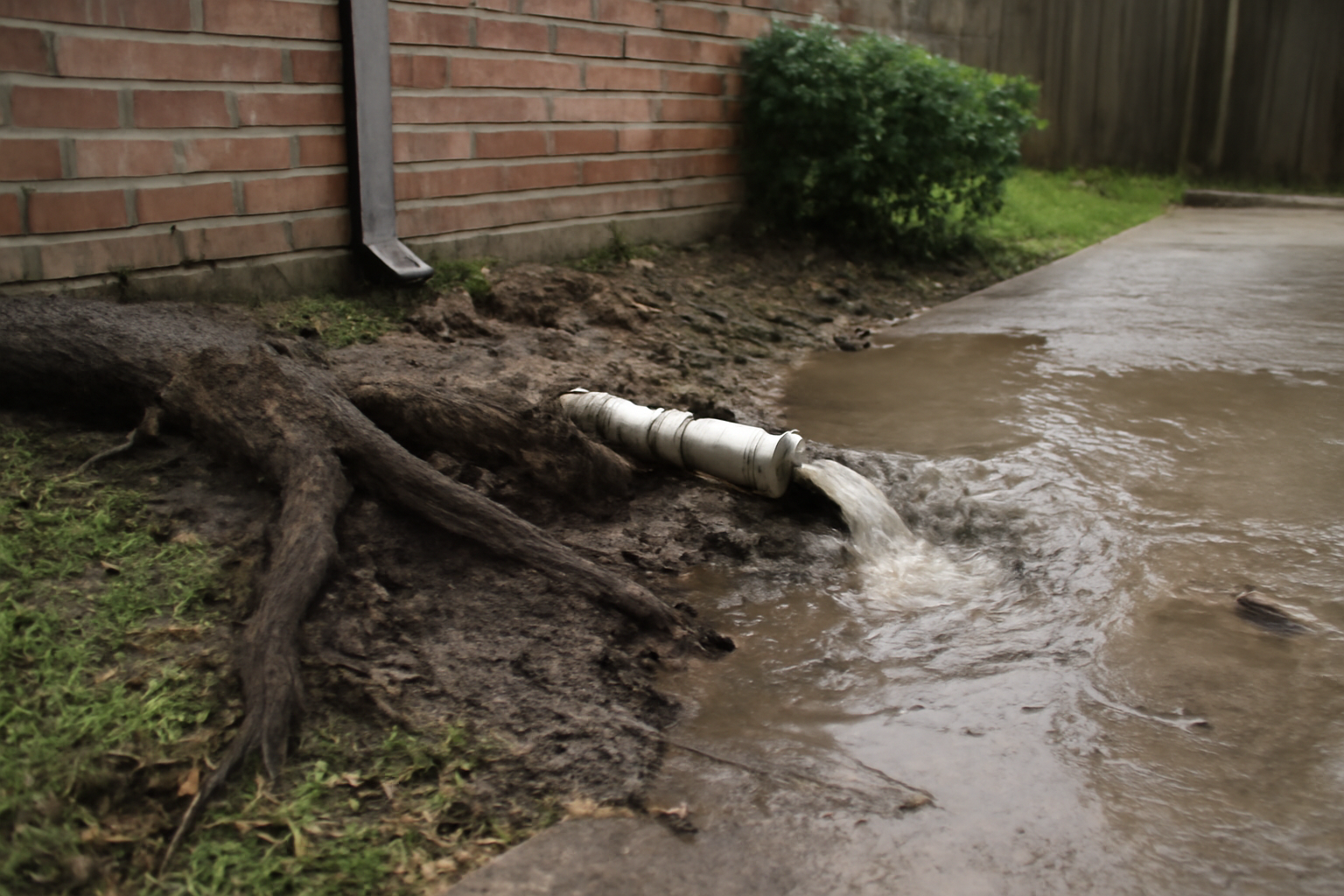 Tree Root Pipe Damage Water Removal in Wagoner, OK